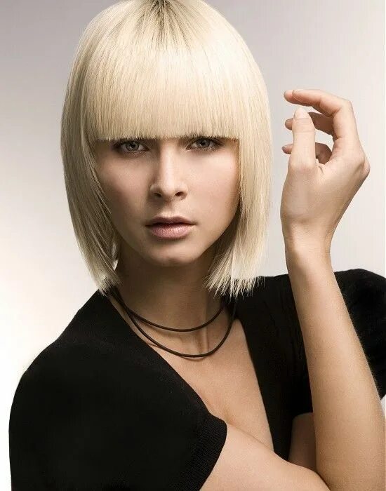 Прическа короткая ровная челка Beautiful Blond Bob Hair styles, Best hair stylist, Hair tint