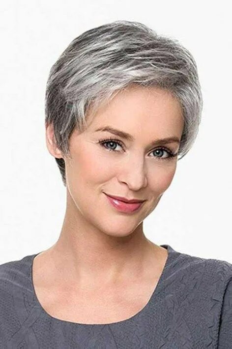 Прическа короткая женская 45 лет Best Short Haircuts for Older Women Модные короткие стрижки, Короткие седые воло