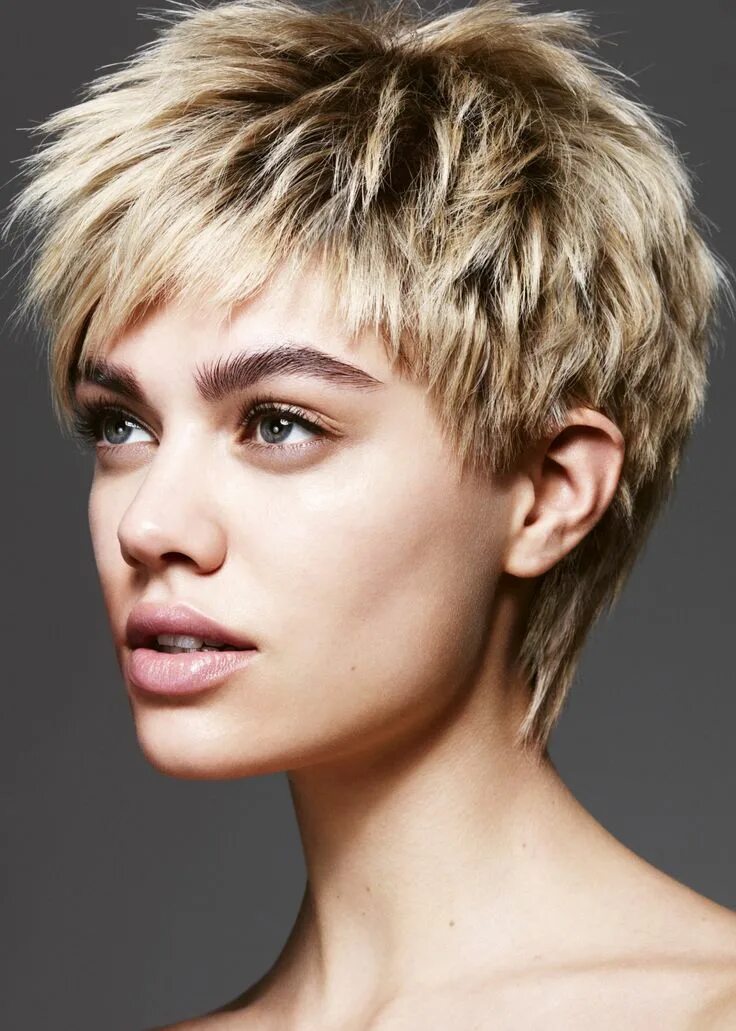 Прическа короткая женская молодежная Textured Short Hairstyles 7 Короткие стрижки, Стрижка, Модные короткие стрижки