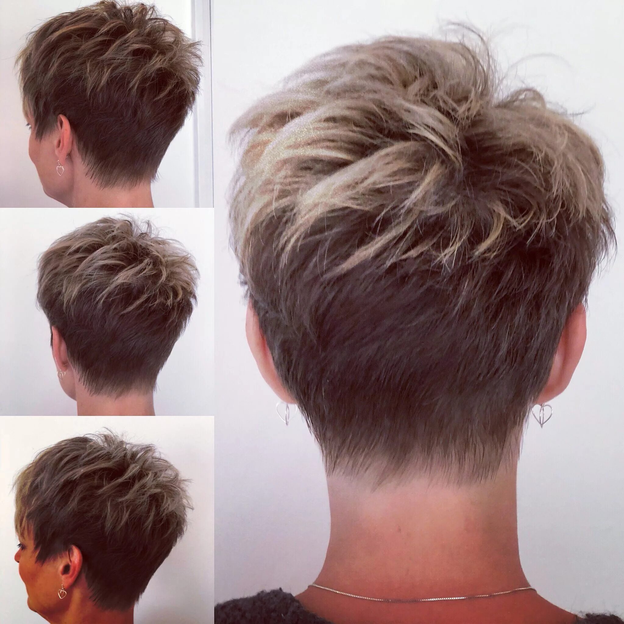 Прическа короткая женская стрижка сзади Pin on Hairstyles I Love Short hair styles, Short grey hair, Very short hair