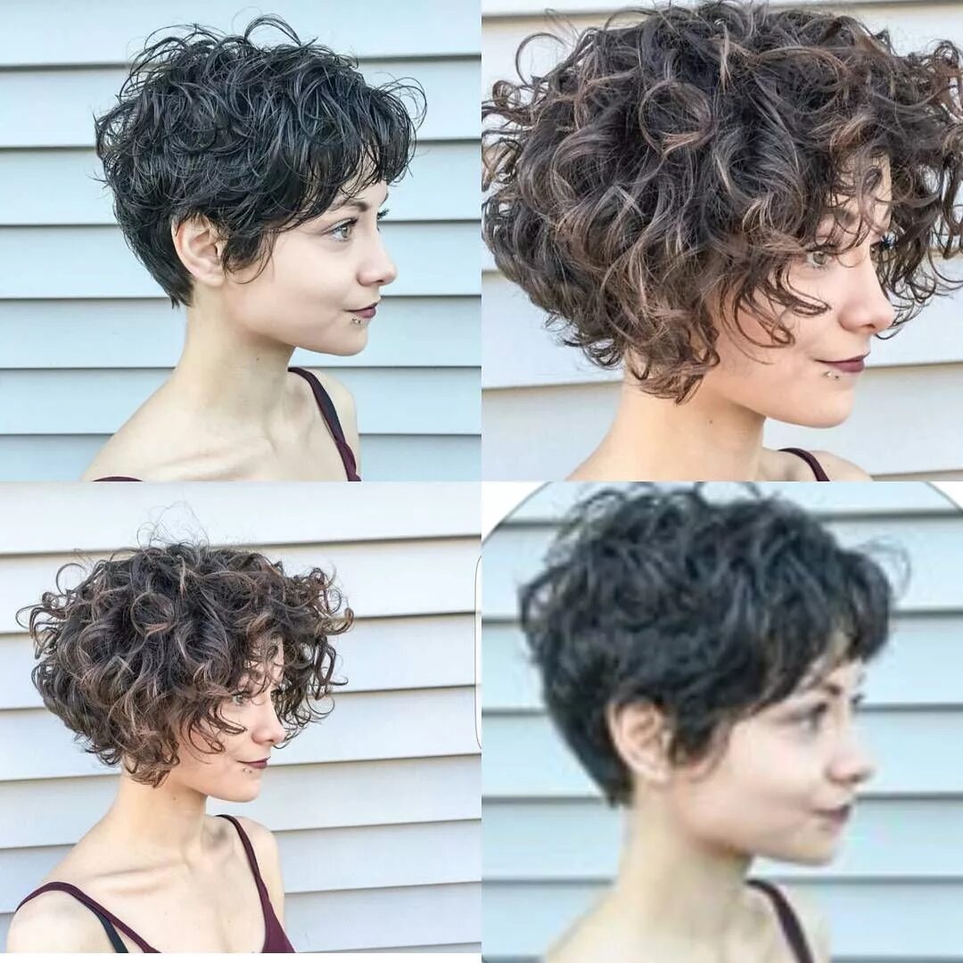 Прическа короткие кудрявые волосы фото Instagram photo by Short Hairstyles FIIDNT * Jul 1, 2016 at 5:25pm UTC Short cur