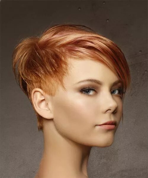 Прическа короткие рыжие волосы Edgy And Textured Pixie Haircut With Fringe - Hairstyles in 2024 Short red hair,