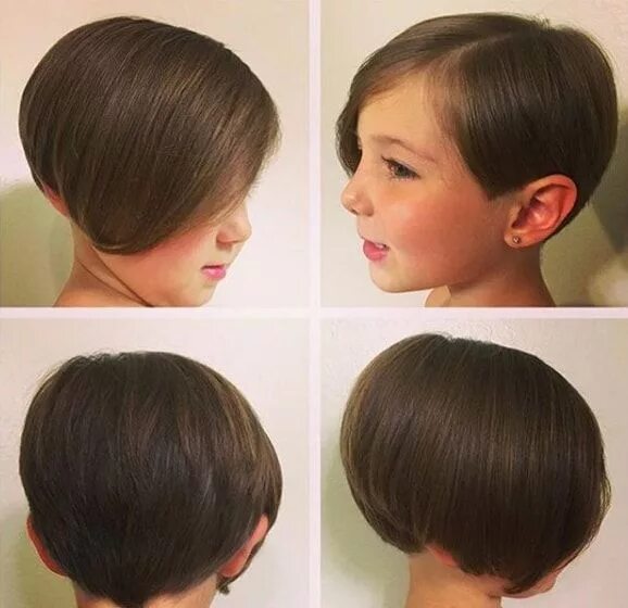 Прическа короткие волосы девочка 12 лет Short With Extravagant Bangs On The Sides in 2019 Girl haircuts, Kids bob haircu