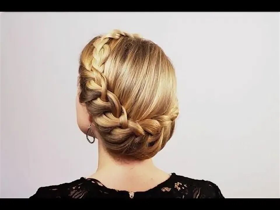 Прическа корзинка на короткие волосы Прическа в греческом стиле. Greek Hairstyle Прически подружки невесты, Прически,