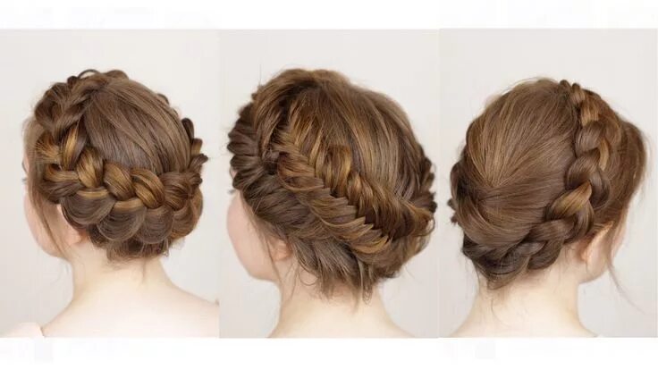 Прическа косичка вокруг головы для девочки 3 ways to do a Crown Braid Braided crown hairstyles, Crown hairstyles, Hair tuto