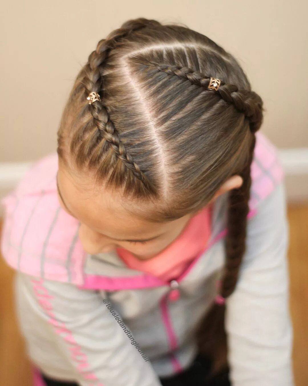 Прическа косички для девочки простая Dutch Braids Kids hairstyles, Baby hairstyles, Long hair styles