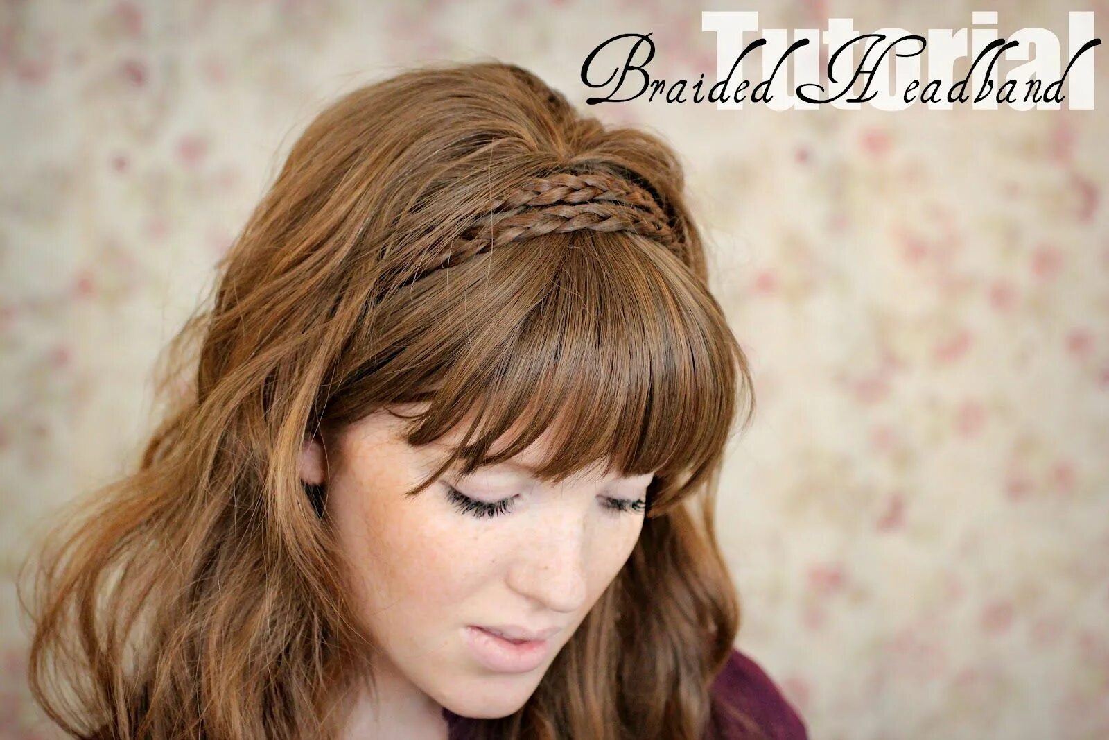 Прическа косы с челкой на длинные braided headband Headband hairstyles, Braided headband hairstyle, Braided hairst