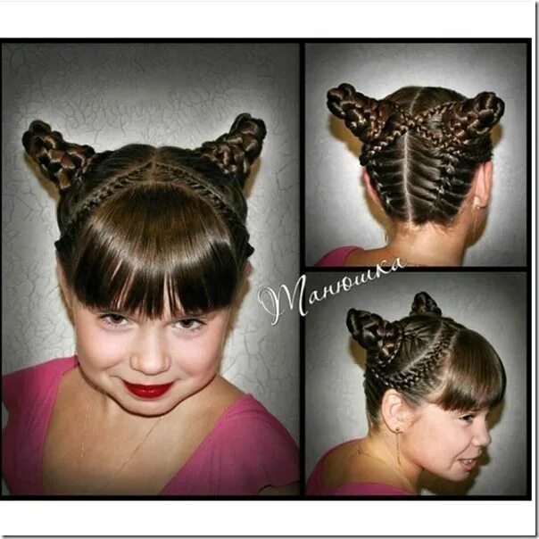 Прическа котик для девочки Image result for cat hairstyles for halloween Kids hairstyles, Halloween hair, H