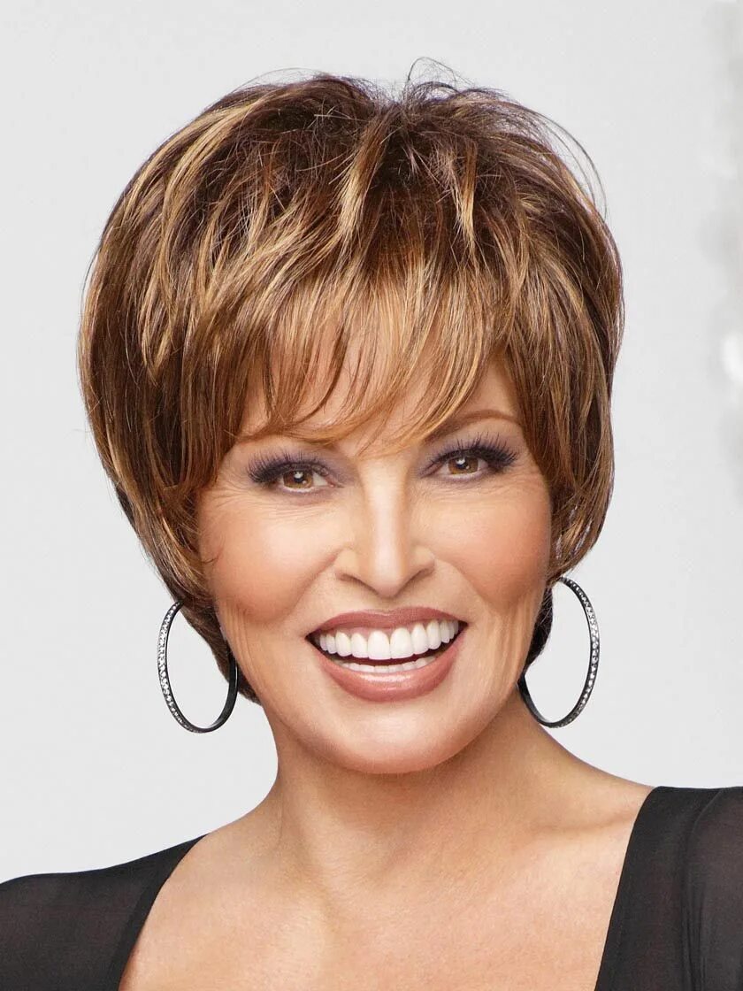 Прическа которая молодит после 50 лет женщине Enchant Synthetic Wig Raquel welch wigs, Raquel welch, Hair cuts