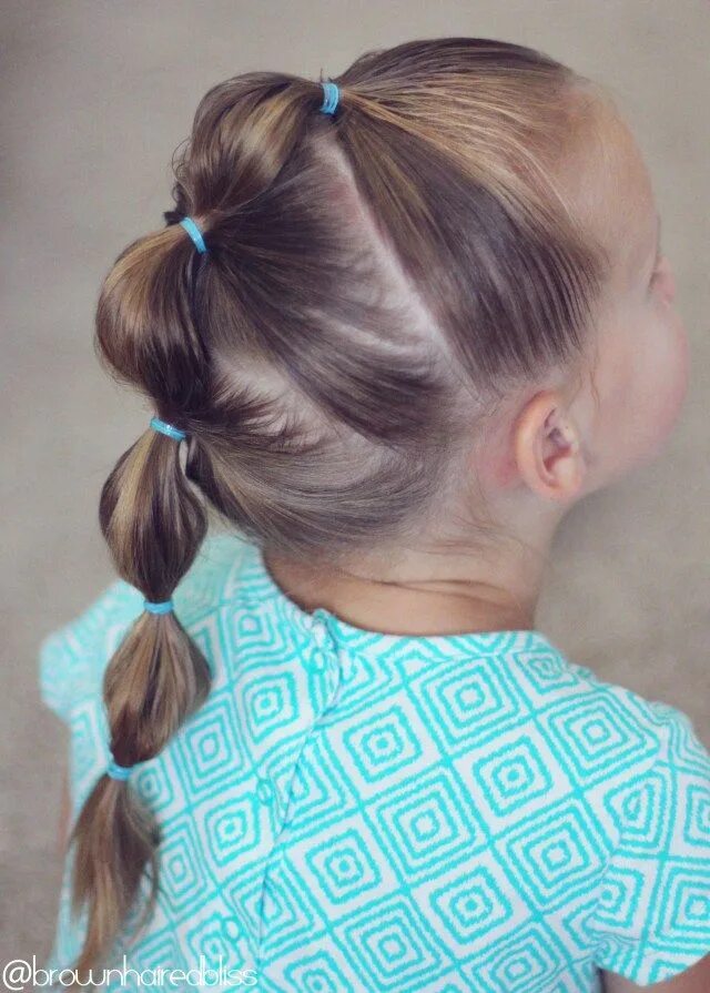 Прическа красивые хвостики для девочек 062315 in 2019 Mohawk braid, Crazy hair day girls, Ponytail hairstyles