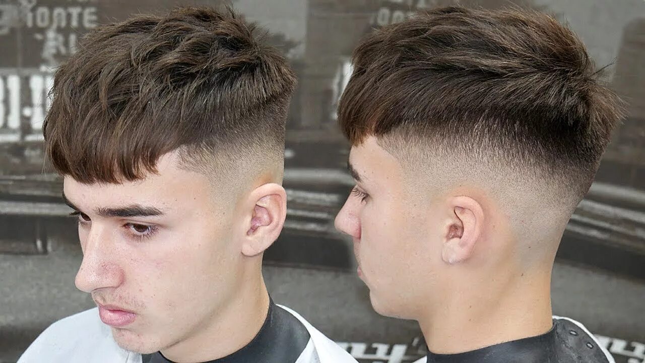 Прическа кроп 12 лет SIMPLE HAIRCUT TUTORIAL: HOW TO DO A MID SKIN FADE WITH A TEXTURED CROP BEST HAI