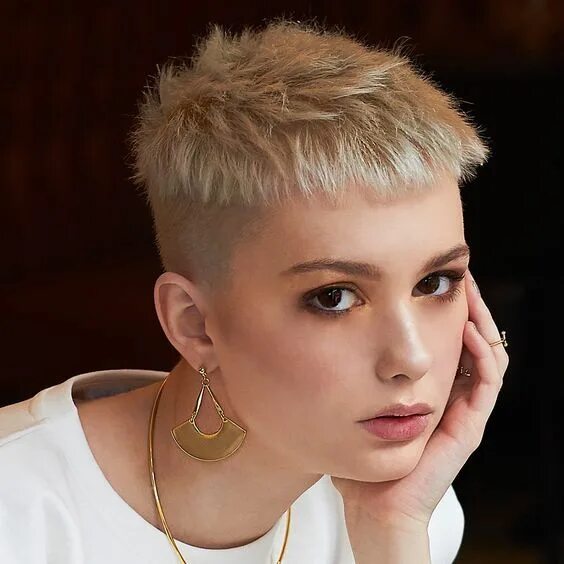 Прическа кроп короткие волосы Pin on Short Hair Really short hair, Very short hair, Super short hair