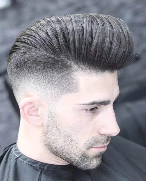 Прическа круг мужская 45 Trendiest Pompadour Haircuts For Men (Choicest Styles Covered) Pompadour hair