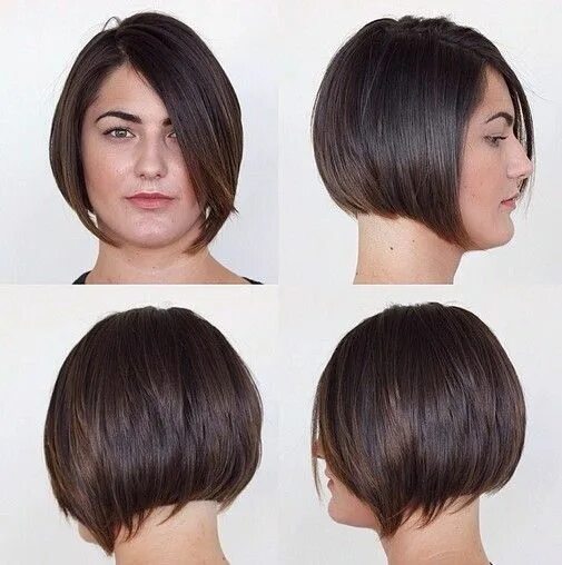 Прическа круглое боб каре Pin on hair