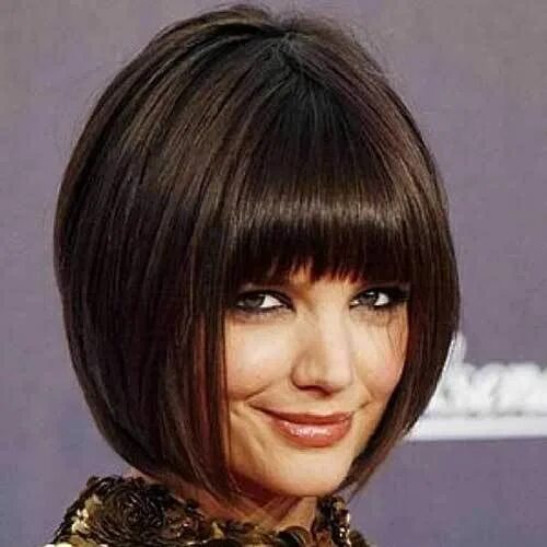 Прическа круглое каре фото 14 Famous Bob Haircuts - Beauty and the Mist Short hair with bangs, Bob hairstyl