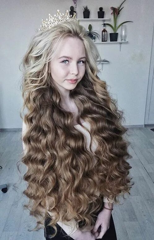 Прическа кудри на длинные девочке Pin by My Hairstyles on long hair Long curly hair, Long hair styles, Long hair g