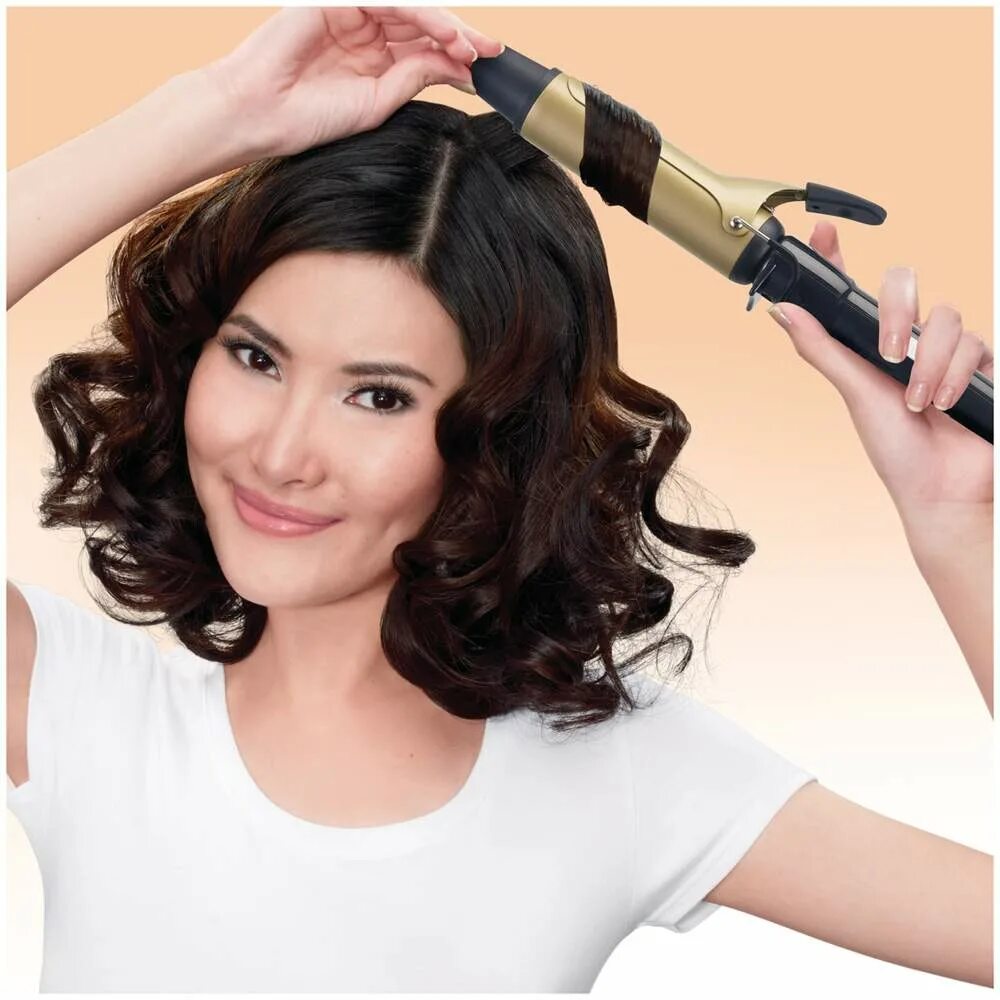 Прическа кудри на средние волосы выпрямитель Электрощипцы Philips SalonCurl Pro HP4684/00 Gold/Blue - отзывы покупателей на м