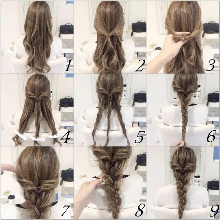 Прическа легкая и быстрая на длинные волосы 10 Modern Hairstyles for Long Hair