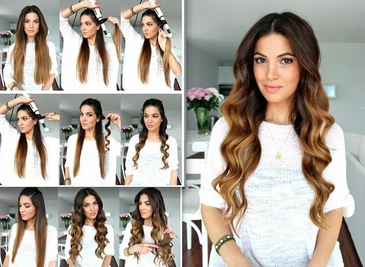 Прическа легкие локоны Curly Hairstyles - Ideas And Advice For Naturally Curly Hair Como fazer cabelo o