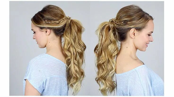 Прическа легкие пряди Big Ponytail Tutorial - How to get the volume! Ponytail tutorial, Ponytail hairs