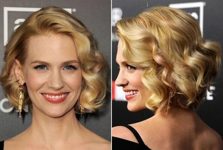 Прическа легкие волны на короткие волосы Изысканные волны на короткие волосы Wavy bob haircuts, Long hair trends, Wavy bo