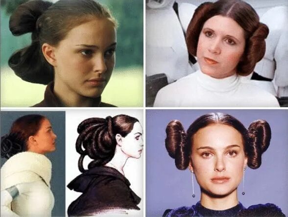 Прическа леи как сделать Padmé Amidala Hair Tutorial Star wars hair, Princess leia hair, Hair