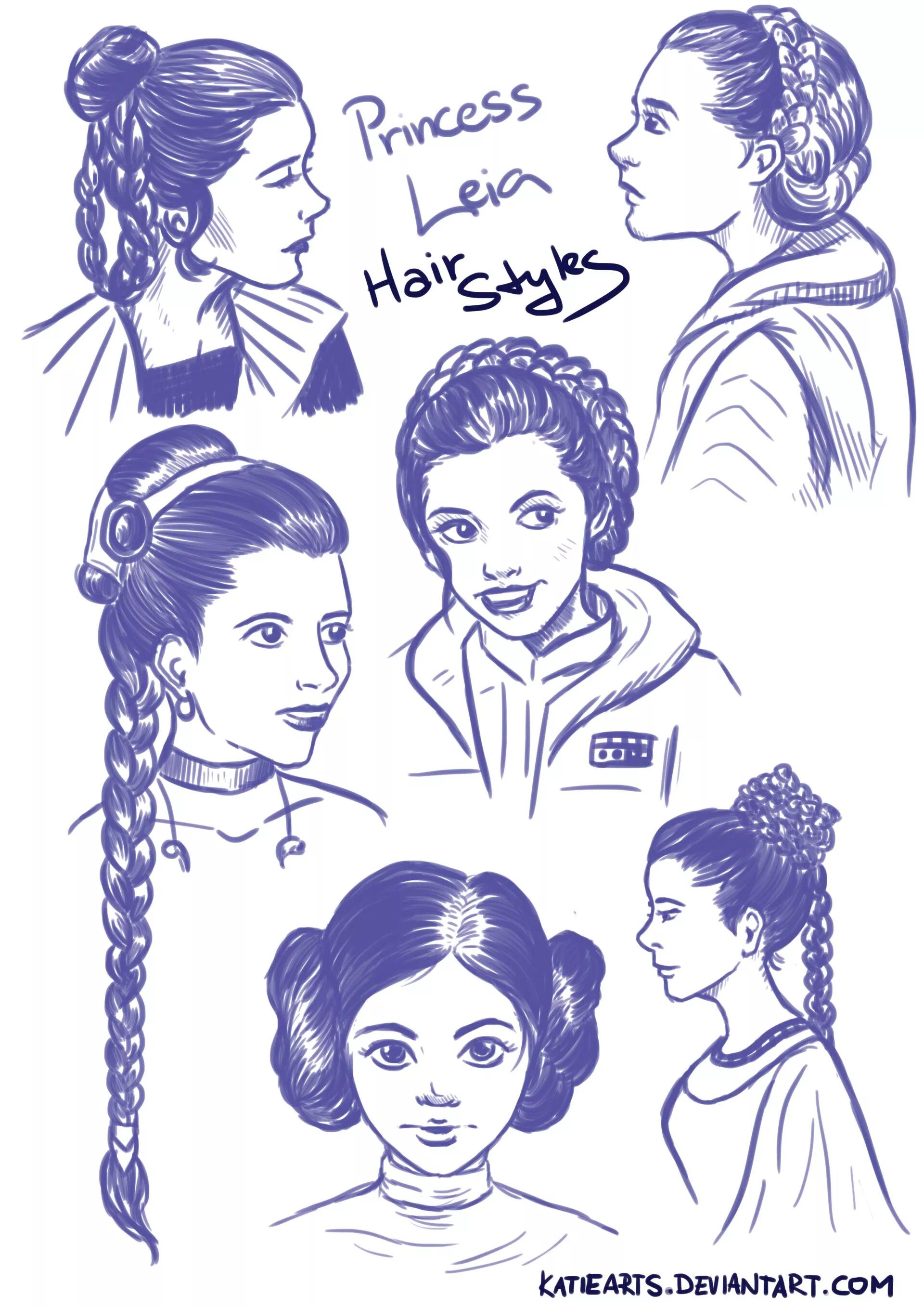 Прическа леи как сделать Princess Leia's hairstyles