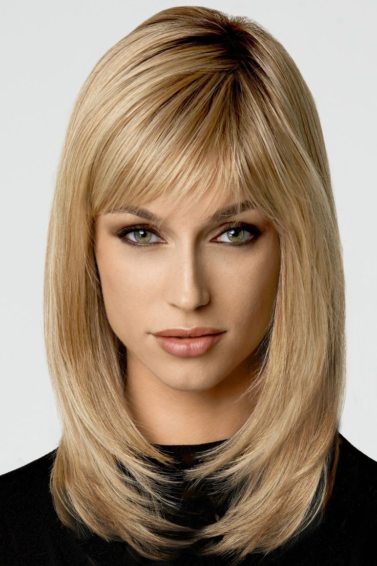 Прическа лесенка на средние HairDo Wigs Long with Layers Wig (#HDLYWG) Medium hair styles, Straight hairstyl