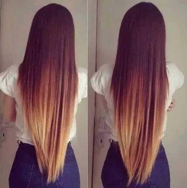 Прическа лисий хвост на длинные Image result for стрижка на длинные волосы лисий хвост Long hair styles, Straigh