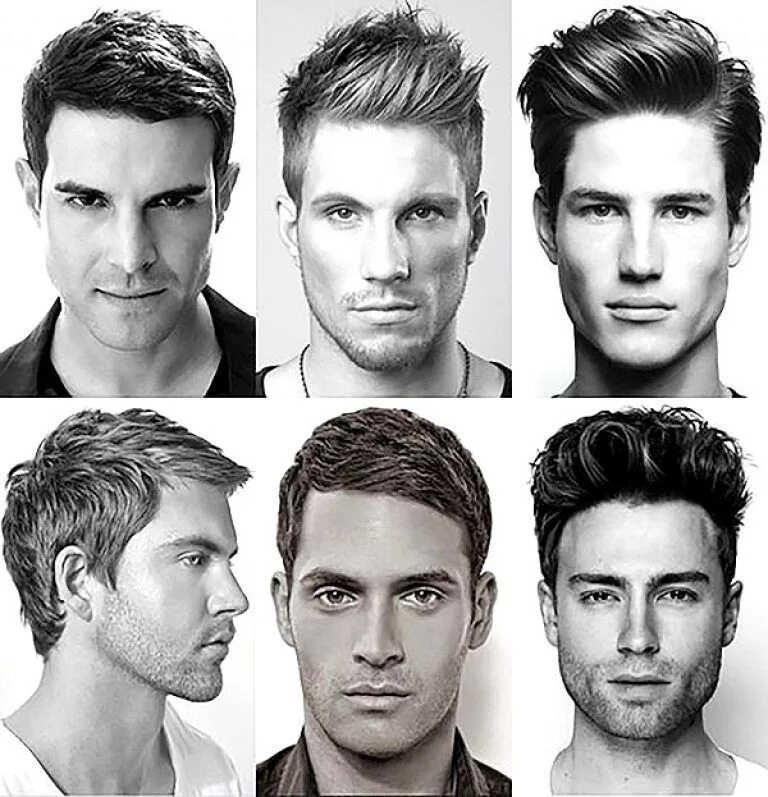 Прическа лицо подходят Модные мужские прически 2018 + 100 ФОТО (2018) Haircuts for men, Face shape hair