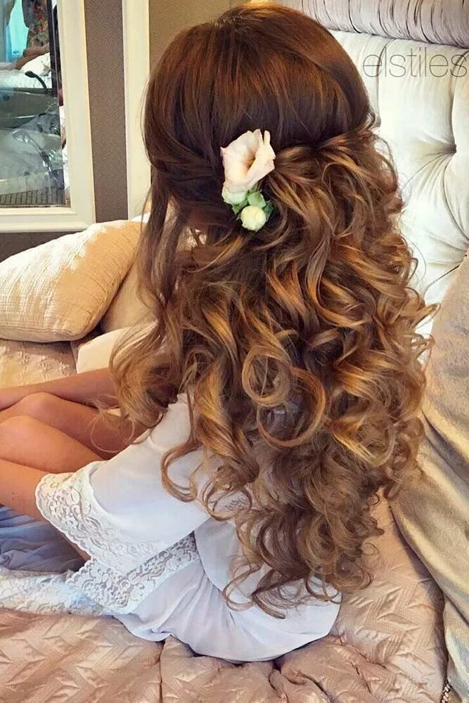 Прическа локоны 70+ Romantic Wedding Hair Styles For Your Perfect Look Wedding hairstyles for lo