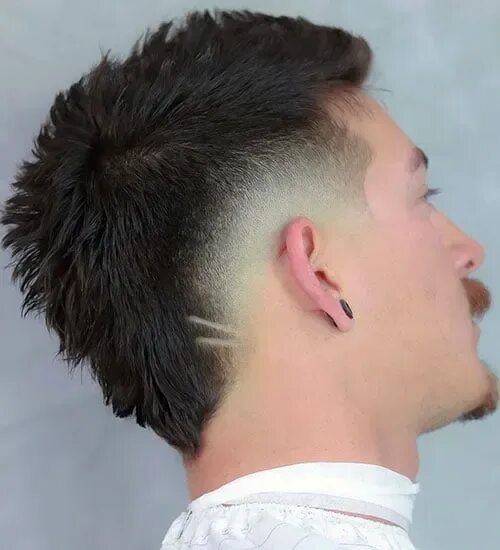 Прическа малет 2024 The Burst Fade Mohawk: 37 Trendy Haircuts For Modern Men