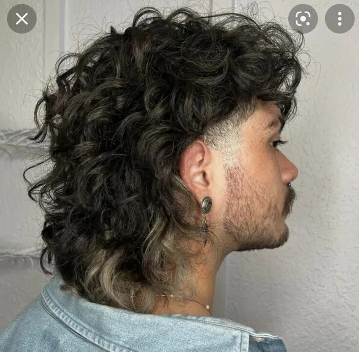 Прическа маллет длинная Mullet Men haircut curly hair, Long curly hair, Long hair styles men