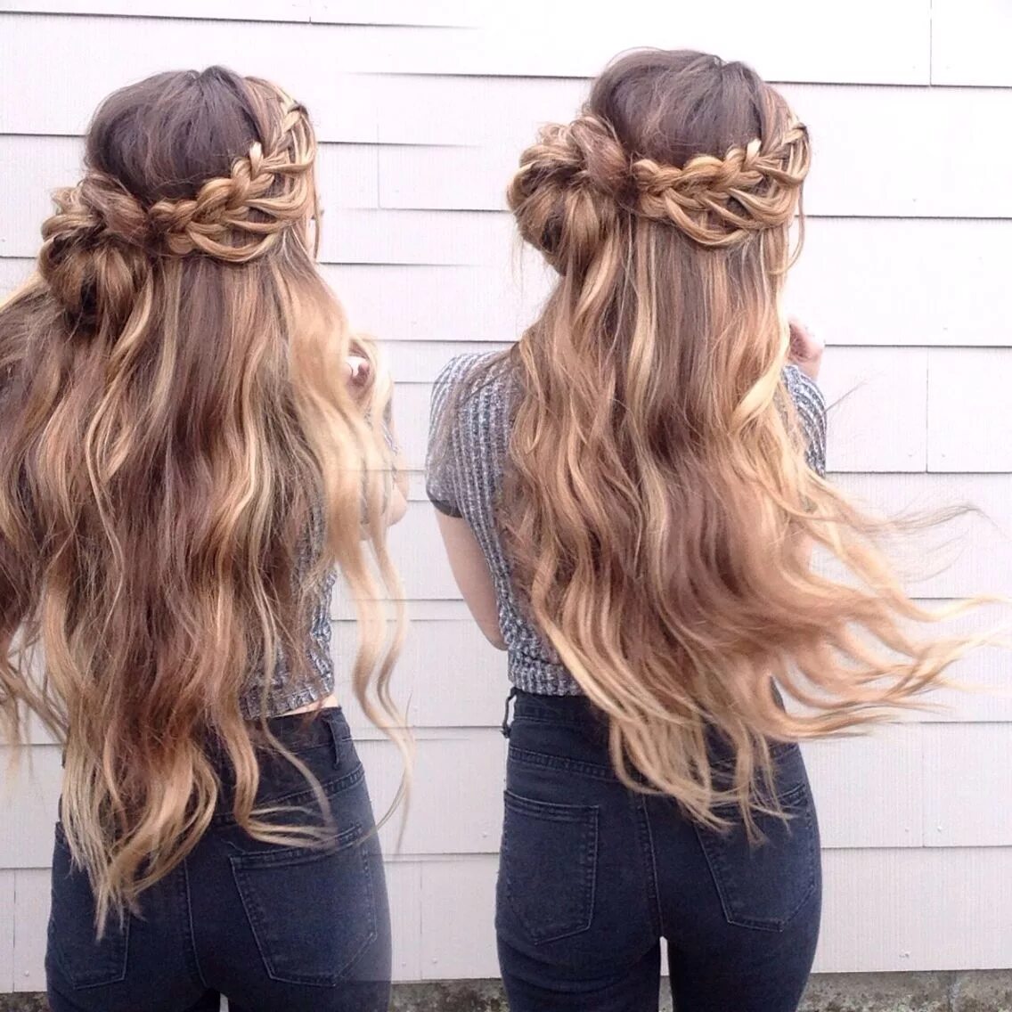 Прическа мальвина для девочки Woven waterfall braid #glambytoriebliss Великолепные прически, Внешний вид волос