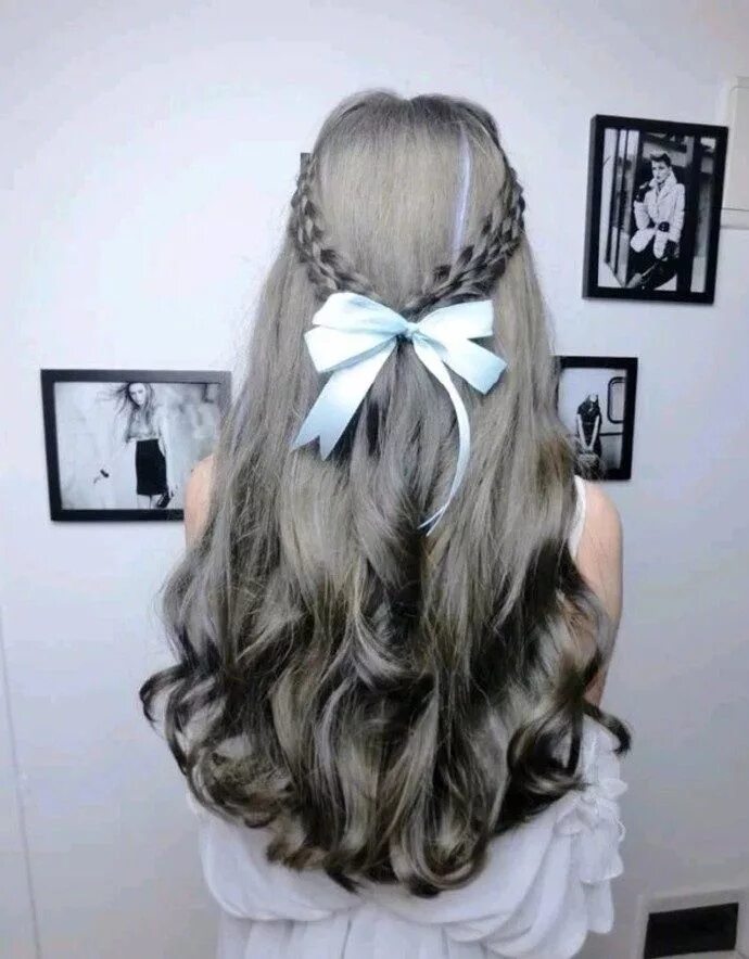 Прическа мальвина для девочки на длинные Pin on Hairstyle Casual hairstyles for long hair, Hair braid models, Girly hairs