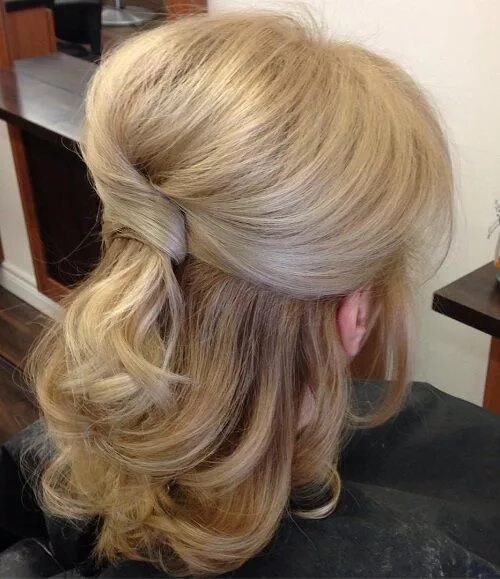 Прическа мальвина для женщин 50 Stylish Half Up Half Down Wedding Hairstyle Ideas for Brides Mother of the br