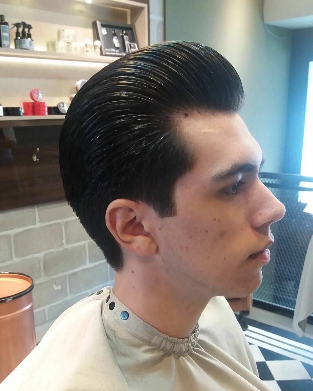 Прическа мане Pomp pomp pomp #qodbarbershop #barbeariadeverdade #almadebarbeiro #barberlife #b