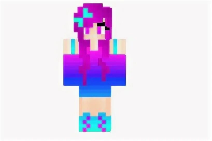 Прическа майнкрафт для девочек 2 ways to install Neon Pegasus Inspired Girl Skin #minecraft #girl #skins http:/