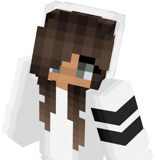 Прическа майнкрафт для девочек girl brown hair white hoodie Nova Skin Minecraft girl skins, Minecraft skin, Min