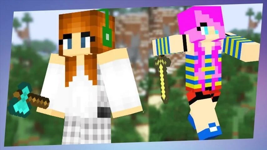 Прическа майнкрафт для девочек ด า ว น โ ห ล ด New girlfriend mods for minecraft pe APK ส ำ ห ร บ Android