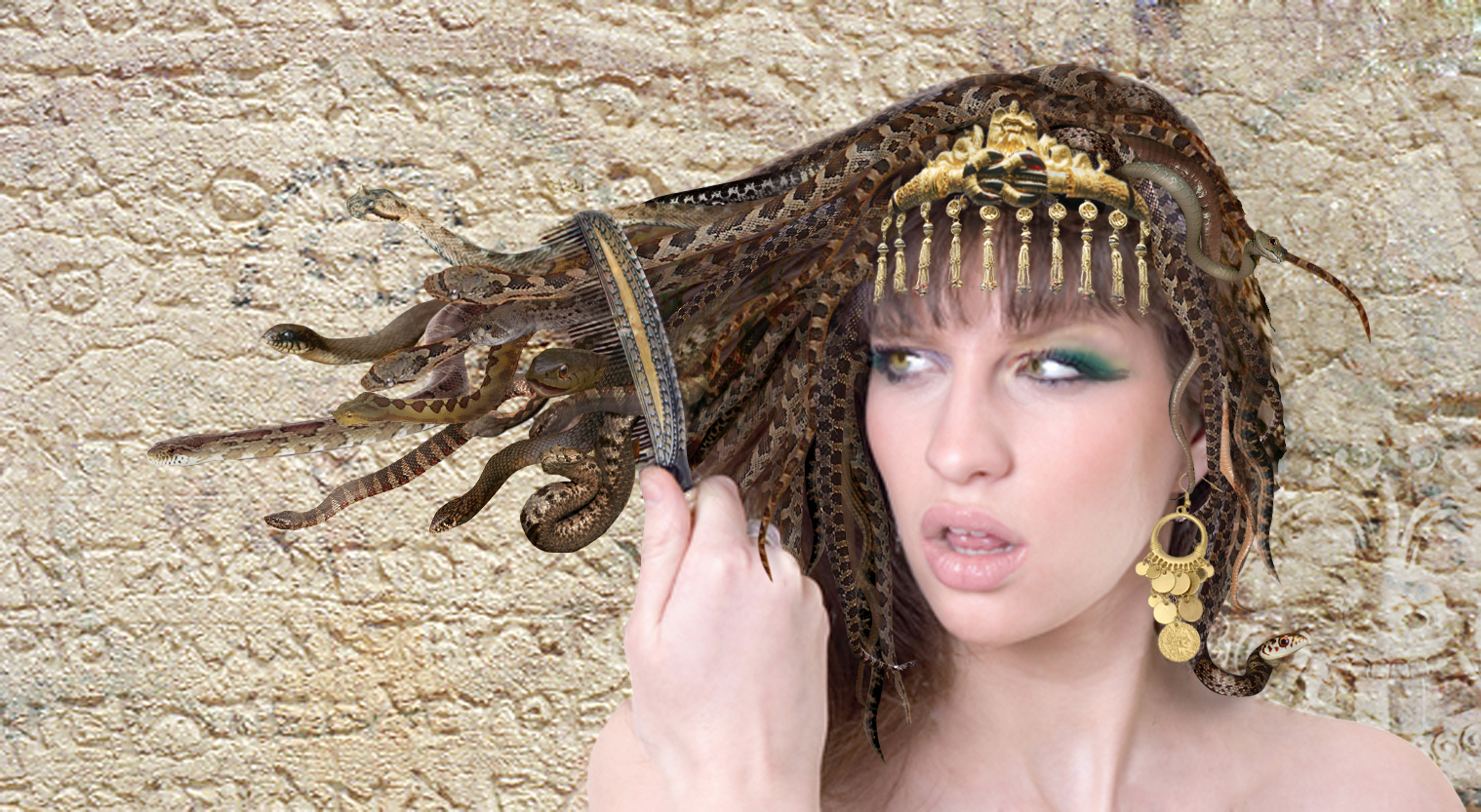 Прическа медуза Medusa Hair Piece Flash Sales xn--h1aahyg1df.xn--p1ai