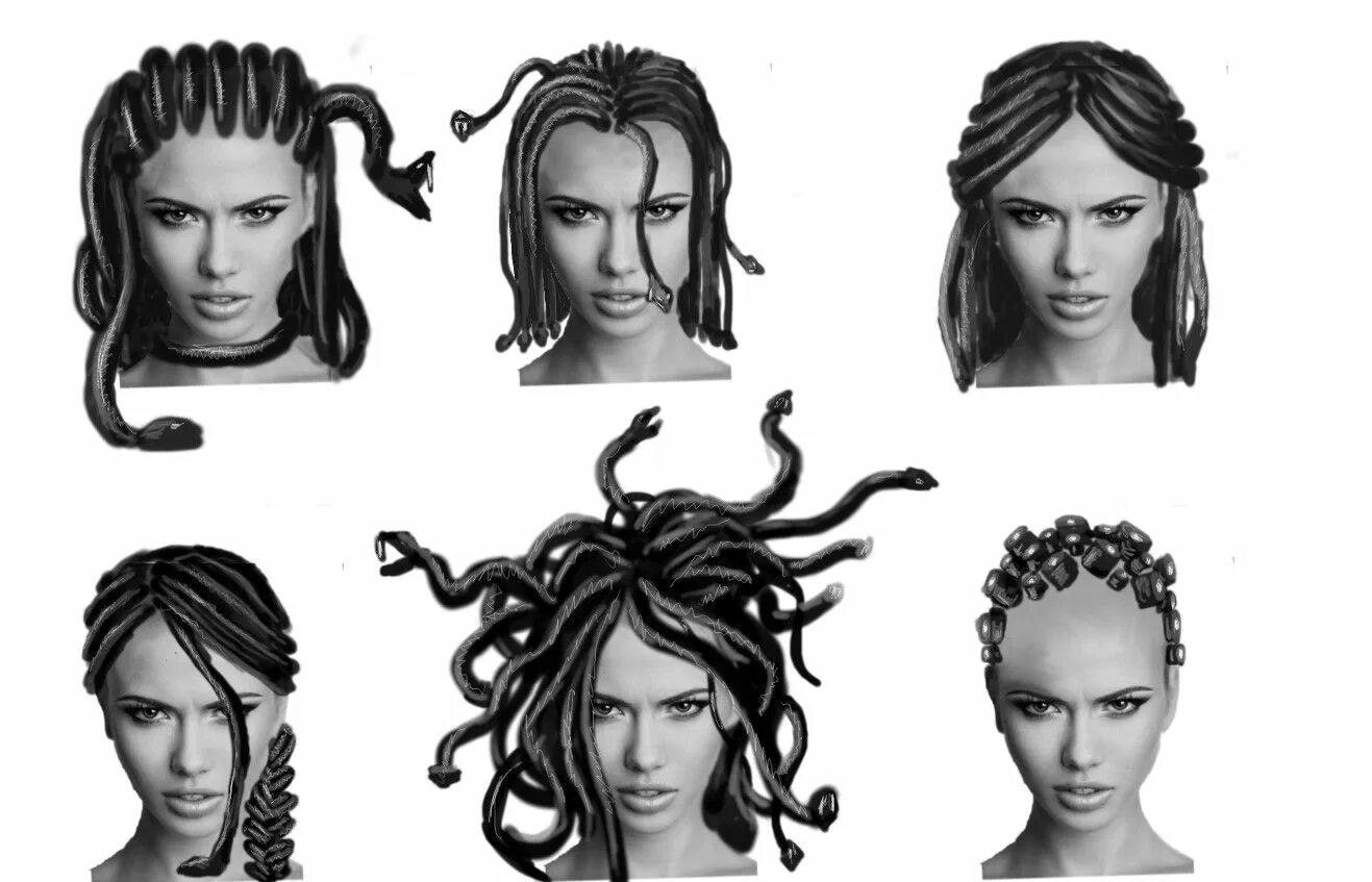 Прическа медуза на средние волосы Pin on Costumes Medusa hair, Medusa, Halloween hair