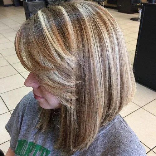 Прическа мелирование на средние волосы фото 60 Inspiring Long Bob Hairstyles and Long Bob Haircuts for 2024 Long bob hairsty