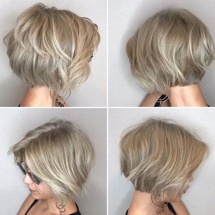 Прическа многослойный боб женская 70 Cute and Easy-To-Style Short Layered Hairstyles Короткие стрижки, Стрижка, Ст