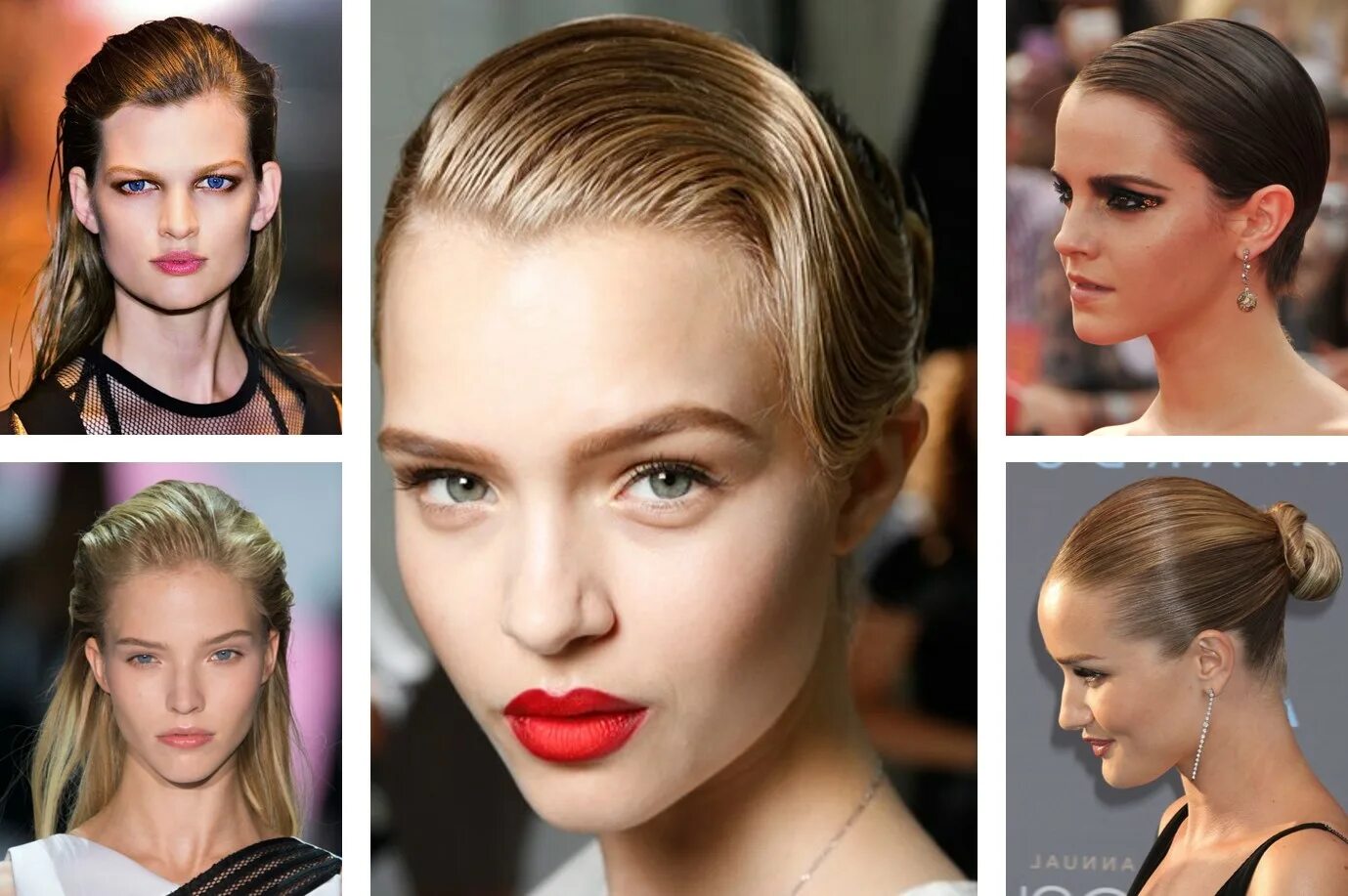 Прическа мокрые волосы назад Wet Hair Effect: The Summer Look - RM Style