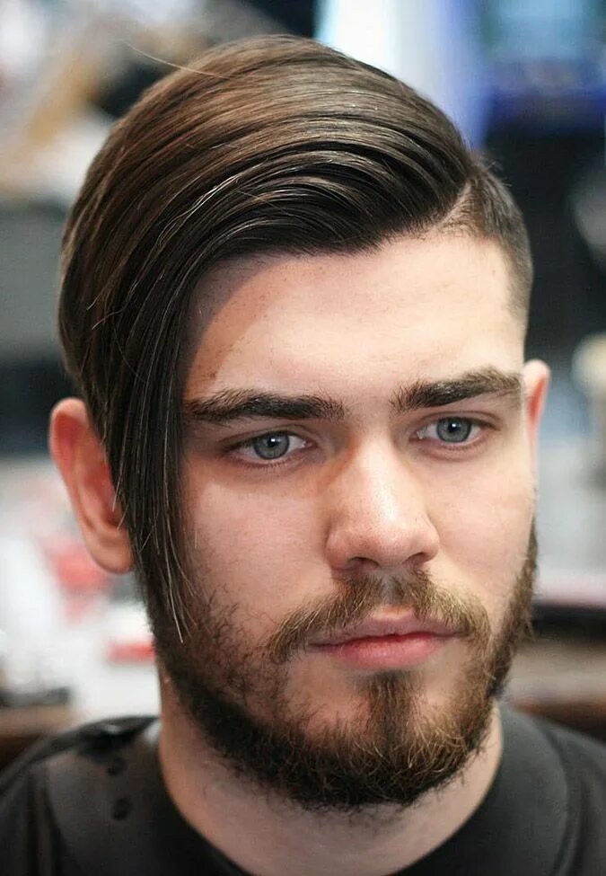 Прическа мужская на бок средней длины 20 Fashionably Elegant Side Swept Undercut Variations Side swept hairstyles men,