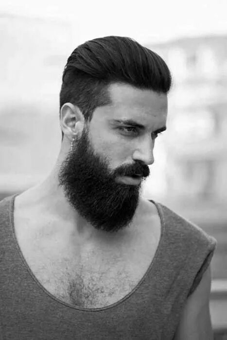 Прическа мужская с бородой фото 75 Trendy Slicked Back Hair for Men Ideas 2024 Style Guide Mens hairstyles, Slic