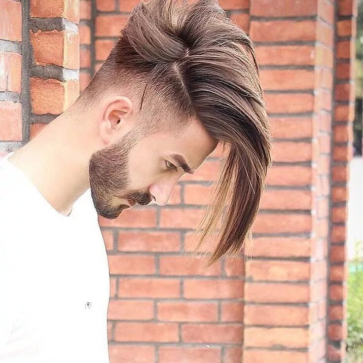 Прическа мужская с длинными волосами сверху Pin em men's hairstyles