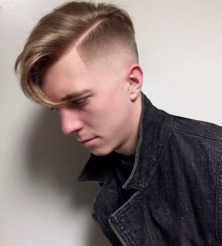 Прическа мужская выбритые виски с челкой 100+ Fade Haircut Ideas For 2023 Haircuts for men, Mens hairstyles side part, Hi