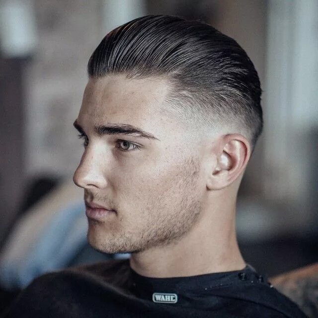 Прическа мужская закрученная Pin on Hairstyle Slick back haircut, Mens haircuts fade, Low fade haircut